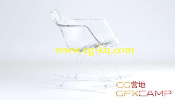 C4D冰块材质阿诺德渲染教程 Cinema 4D and Arnold - Realistic Ice Material Tutorial的图片1