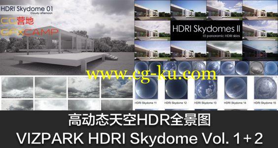 高动态天空HDR全景图 VIZPARK HDRI Skydome Vol. 1＋2的图片2