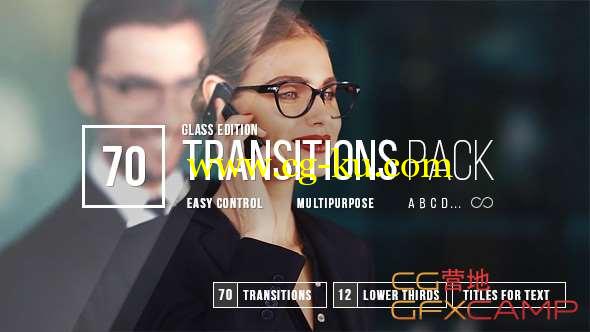 AE模板-商务图形遮罩视频转场 Transitions的图片1