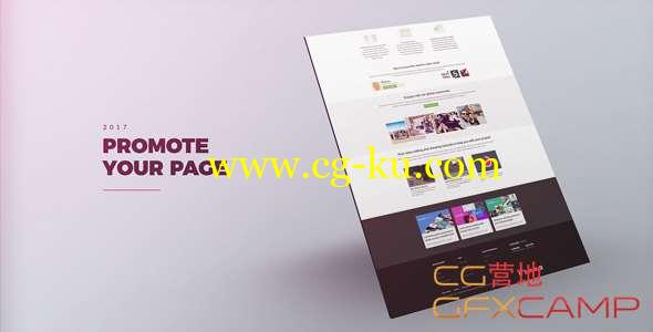 AE模板-网站网页宣传动画片头 Website Promo的图片1
