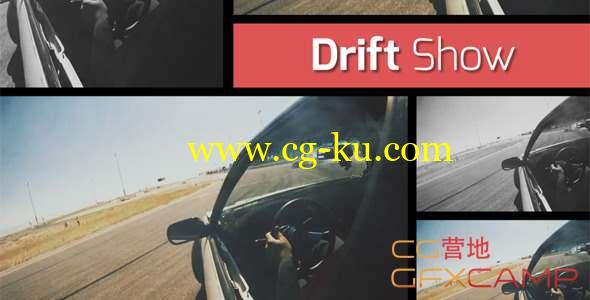 AE模板-赛车体育视频宣传包装片头 Drift Show - Dynamic Opener的图片1