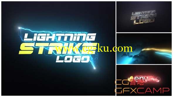 AE模板-闪电能量Logo动画 Lightning Strike Logo的图片1