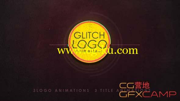 AE模板-信号损坏科技感Logo动画 Glitch logo的图片1