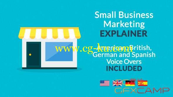 AE模板-网络购物商务宣传片头MG动画 Small Business Marketing Explainer的图片1