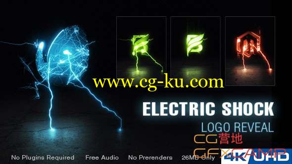 AE模板-电流闪电Logo动画 Electric Shock Logo Reveal的图片1
