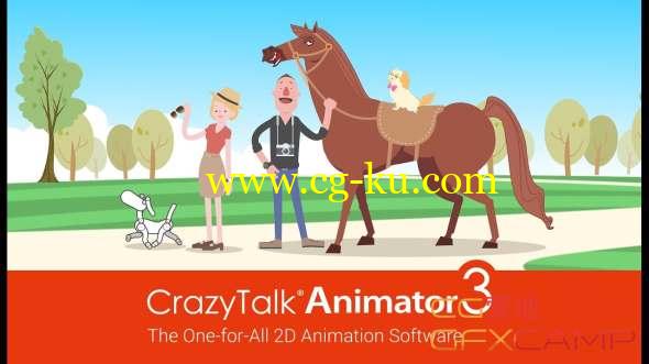 二维角色动画工具 CrazyTalk Animator 3.2 Pipeline Win/Mac破解版的图片1
