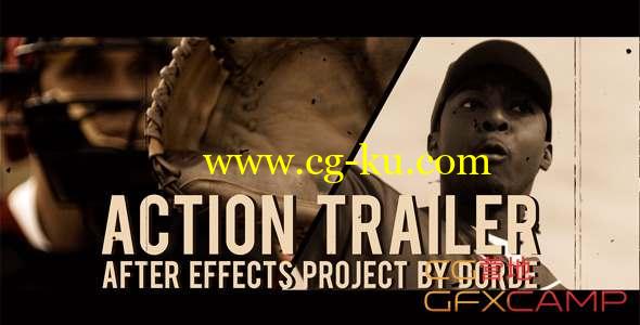AE模板-复古视频宣传片包装 Action Trailer的图片1