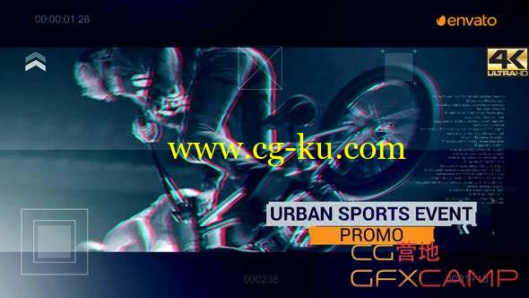 AE模板-动感激情体育视频片头宣传片 Urban Sport Event Promo的图片1