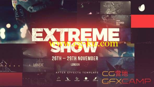 AE模板-极限运动体育视频片头包装 Extreme Show Sport Event Promo的图片1