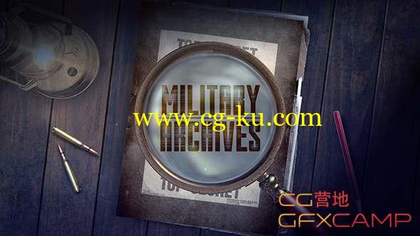 AE模板-军事片头栏目包装 Military Archive Packages的图片1