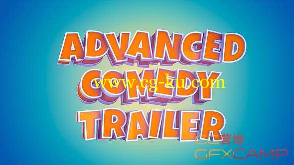 AE模板-喜剧儿童动画三维文字标题片头 Advanced Comedy Trailer的图片1