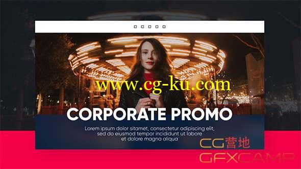 AE模板-简单干净公司企业商务片头 Corporate Promo - Clean Business的图片1