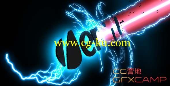 AE模板-电流冲击能量Logo动画 Electric Energy Logo的图片1