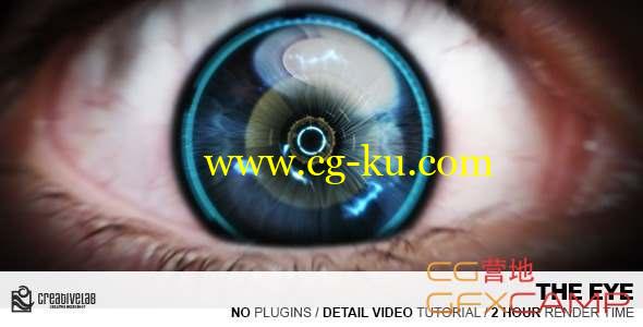 AE模板-科幻HUD眼睛Logo动画 The Eye的图片1
