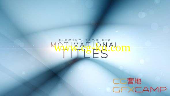 AE模板-抽象背景文字标题开场 Motivational Titles的图片1