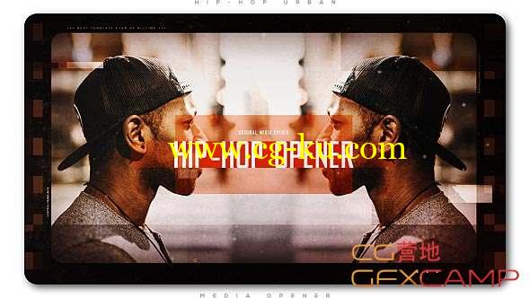 AE模板-嘻哈风格城市视频片头 Hip Hop Urban Opener的图片1