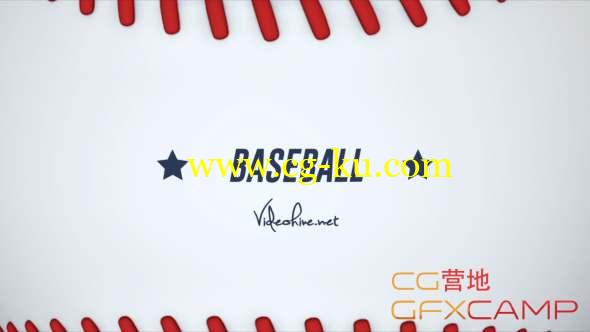AE模板-卡通手绘棒球片头动画 Baseball Logo的图片1