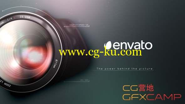 AE模板-科技感相机镜头快门Logo动画 Photography Enthusiast 2的图片1