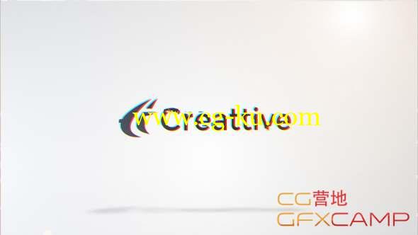 AE模板-RGB色彩分离Logo动画 Clean Glitch Logo的图片1