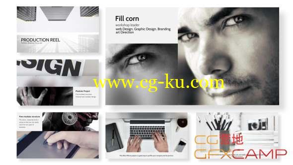 AE模板-简洁商务图片展示片头 Promo Package的图片1