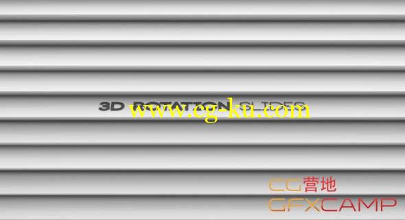 AE模板-三维百叶窗图片展示 3D Rotation Slides的图片1