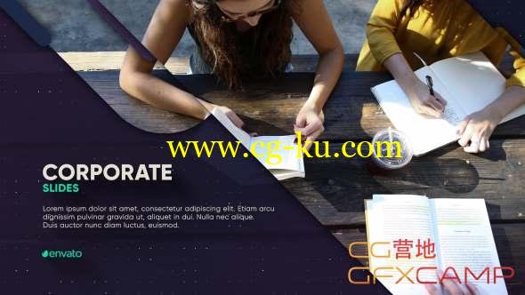 AE模板-清晰简洁商务公司合作宣传包装 Corporate Slides的图片1