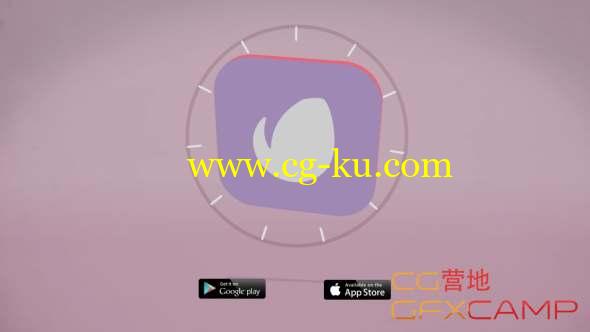 AE模板-扁平化手机APP展示宣传动画 Mobile App Promo的图片1