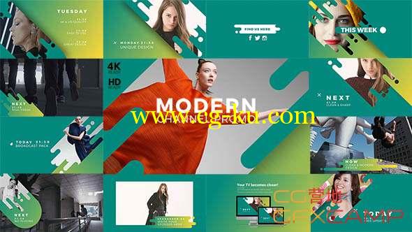 AE模板-现代时尚栏目包装片头 Modern Channel Promo v2的图片1
