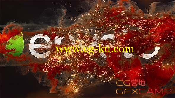 AE模板-火焰爆炸粒子Logo动画 Fire Explosion Logo Reveal 3的图片1