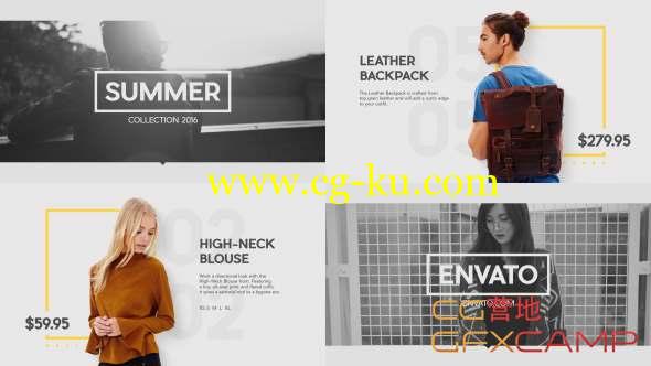 AE模板-时尚人物商品介绍宣传包装片头 Fashion Market的图片1