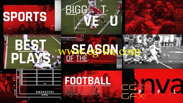 AE模板-体育视频宣传片头 Sports Promo的图片1