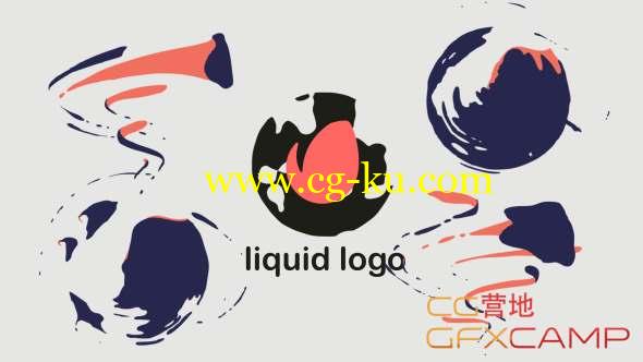 AE模板-液体Logo动画 Quick Liquid Logo的图片1