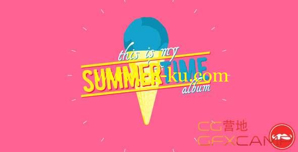AE模板-夏天旅游时尚视频包装 Summertime Album的图片1