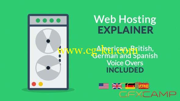 AE模板-网络服务MG动画宣传片头 Web Hosting Explainer的图片1