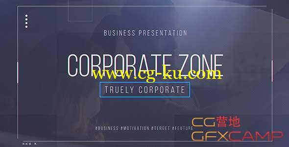 AE模板-科技感商务包装片头 Corporate Zone的图片1