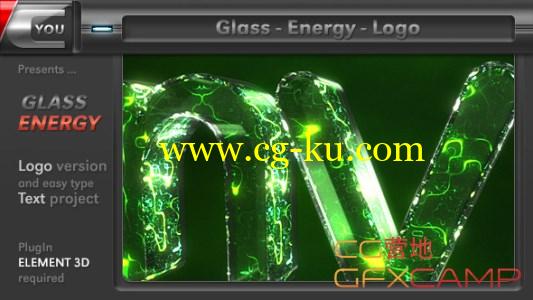 AE模板-能量玻璃质感 Videohive Glass Energy Logo的图片1