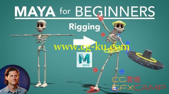 Maya模型绑定基础教程 Skillshare - Maya for Beginners: Rigging的图片1