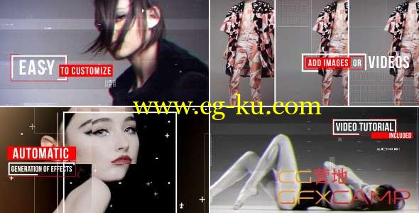 AE模板-时尚分屏视频开场 Fashion Style的图片1