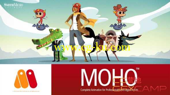 二维卡通动画制作软件 Smith Micro Moho Pro v12.5.0.22438 Win/Mac破解版的图片1