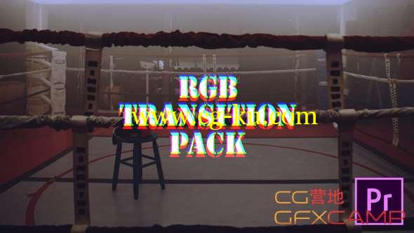 PR模板-色彩分离视频转场 RGB Transitions Pack的图片1