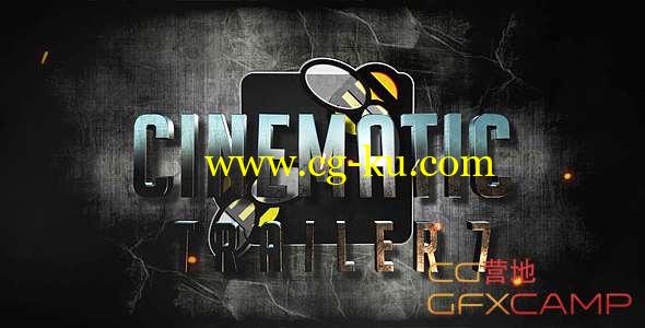 AE模板-大气三维文字视频宣传片 Cinematic Trailer 7的图片1