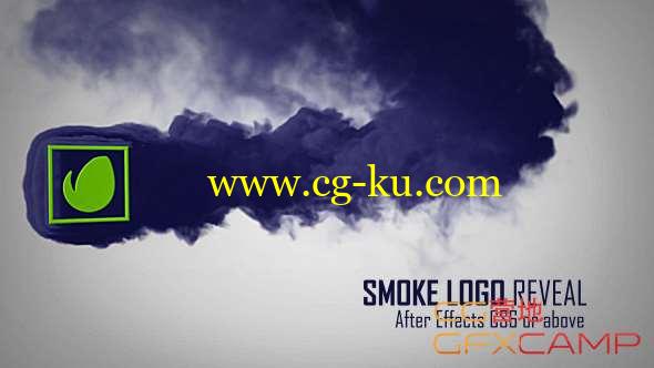 AE模板-烟雾拖尾Logo动画 Smoke Logo Reveal的图片1