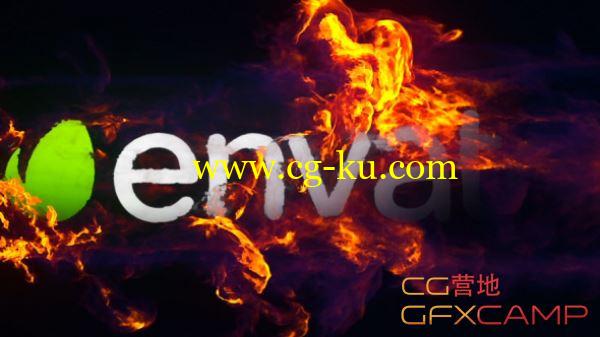 AE模板-火焰爆炸 VideoHive Fire Explosion Reveal的图片1