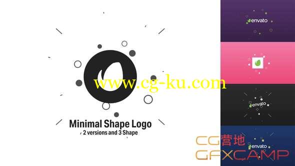 AE模板-创意图形Logo动画 Minimal Shape Logo的图片1