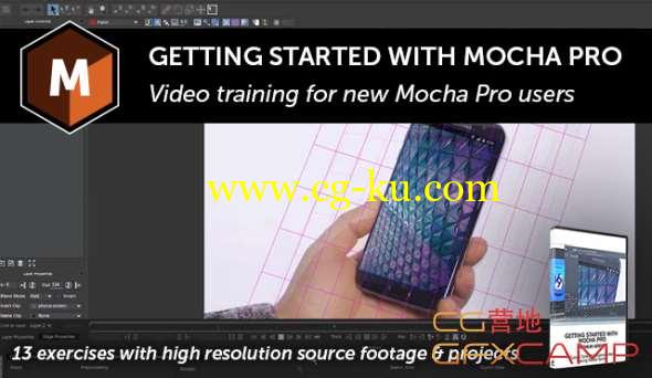 Mocha视频跟踪合成教程 BorisFX - Getting Started with Mocha Pro的图片1