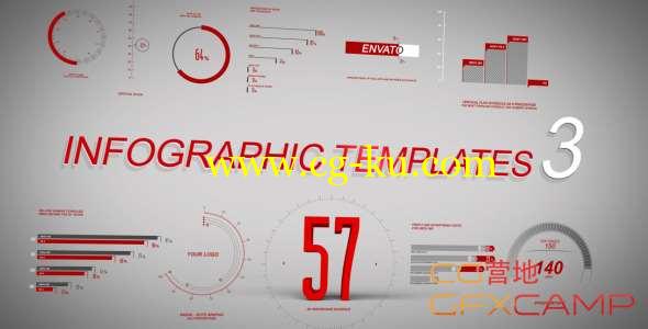 AE模板-信息数据图表柱状图饼状图动画 Infographic Template 2 3 4 5 6 7 9的图片2