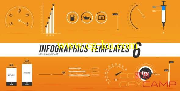 AE模板-信息数据图表柱状图饼状图动画 Infographic Template 2 3 4 5 6 7 9的图片5