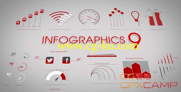 AE模板-信息数据图表柱状图饼状图动画 Infographic Template 2 3 4 5 6 7 9的图片7