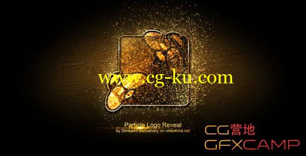 AE模板-金色粒子汇聚Logo文字 VideoHive Particle Logo Reveal的图片1