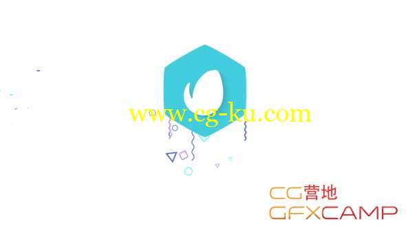 AE模板-彩色图形元素Logo动画 Colorful Impact Logo Reveal的图片1